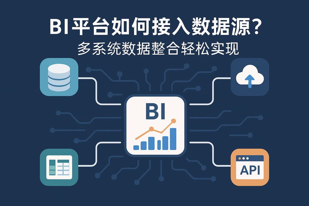 BI平台如何接入数据源？多系统数据整合轻松实现"